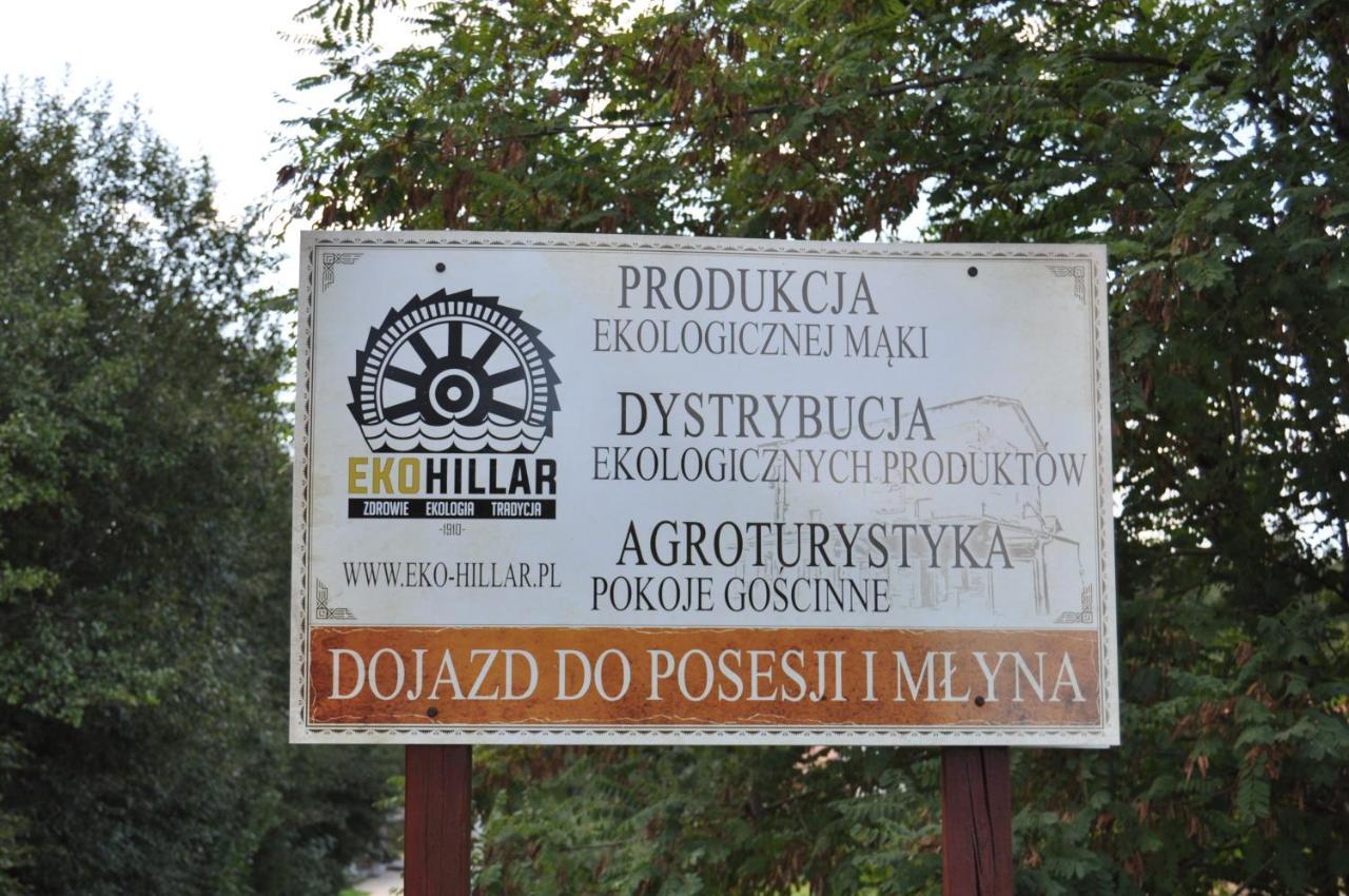 Villa Mlyn Wodny Eko Hillar Rybno  Esterno foto